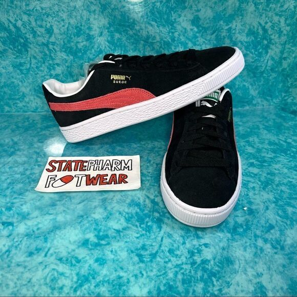 Puma Shoes - Puma Suede Classic Low 'Black/Paradise Pink' Women’s Shoes